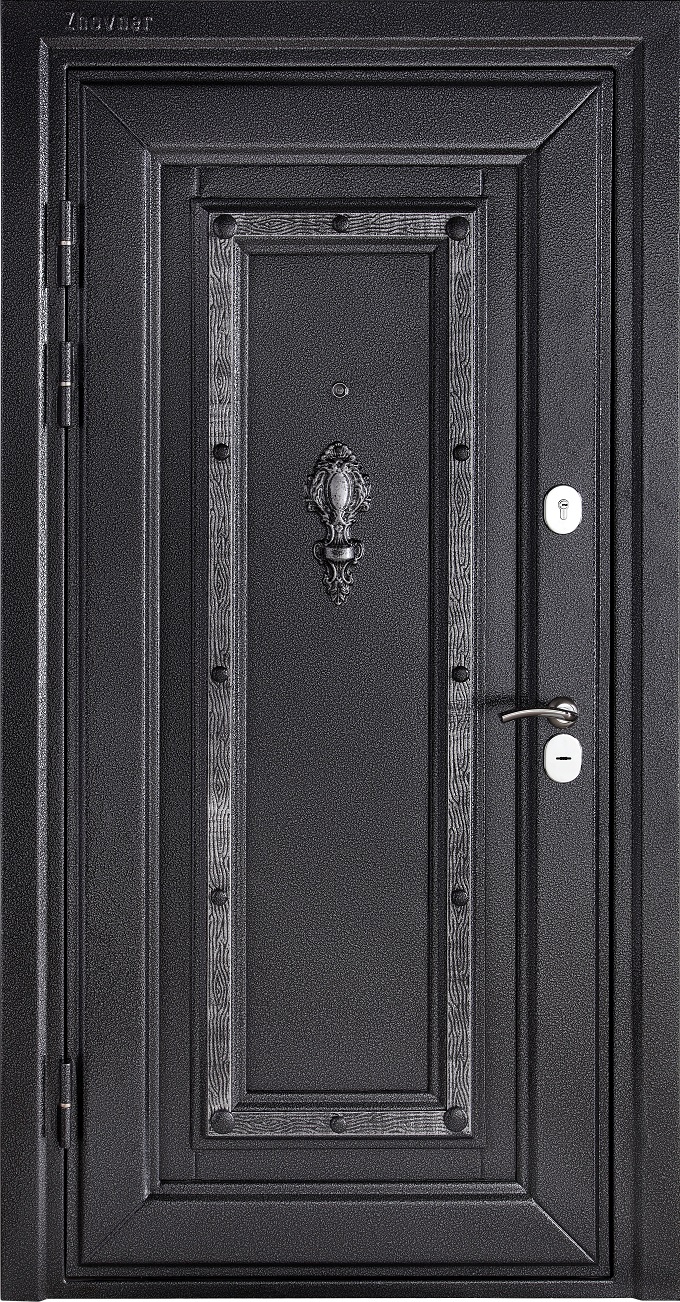 картинка Престиж 6 чёрный с серебром  от Гипермаркета дверей «Контракт»